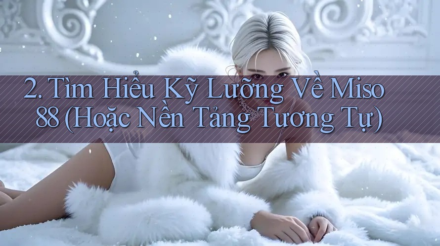 2. Tìm Hiểu Kỹ Lưỡng Về Miso 88 (Hoặc Nền Tảng Tương Tự) 2. Tìm Hiểu Kỹ Lưỡng Về Miso 88 (Hoặc Nền Tảng Tương Tự)