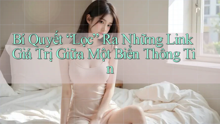 Bí Quyết “Lọc” Ra Những Link Giá Trị Giữa Một Biển Thông Tin Bí Quyết “Lọc” Ra Những Link Giá Trị Giữa Một Biển Thông Tin