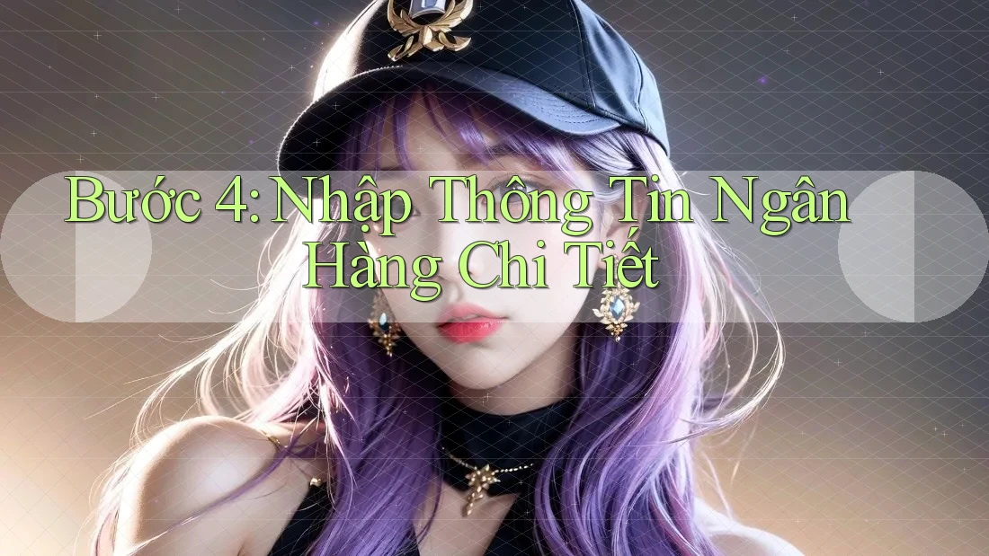 Bước 4: Nhập Thông Tin Ngân Hàng Chi Tiết Bước 4: Nhập Thông Tin Ngân Hàng Chi Tiết