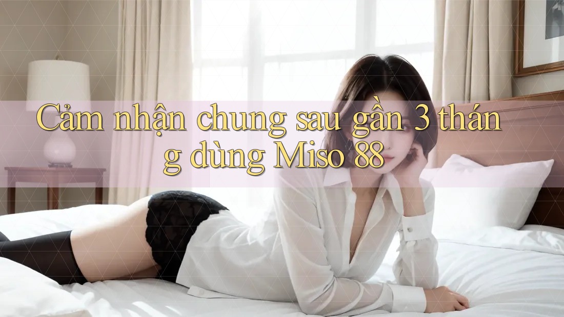 Cảm nhận chung sau gần 3 tháng dùng Miso 88 Cảm nhận chung sau gần 3 tháng dùng Miso 88