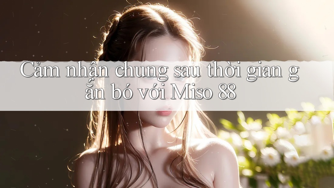 Cảm nhận chung sau thời gian gắn bó với Miso 88 Cảm nhận chung sau thời gian gắn bó với Miso 88