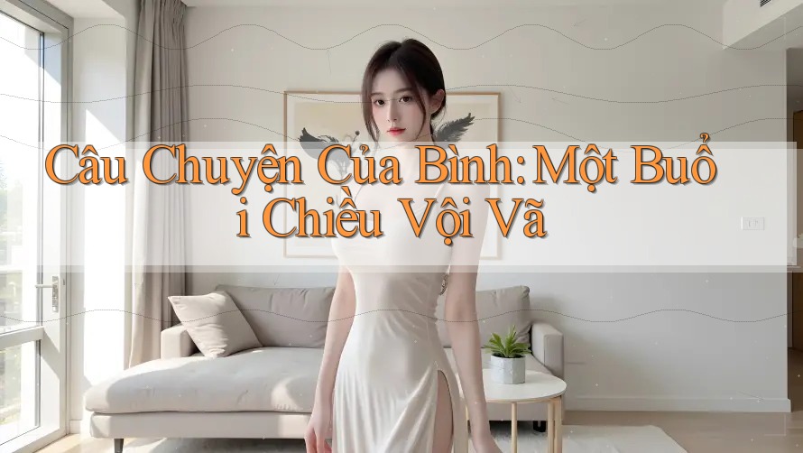 Câu Chuyện Của Bình: Một Buổi Chiều Vội Vã Câu Chuyện Của Bình: Một Buổi Chiều Vội Vã