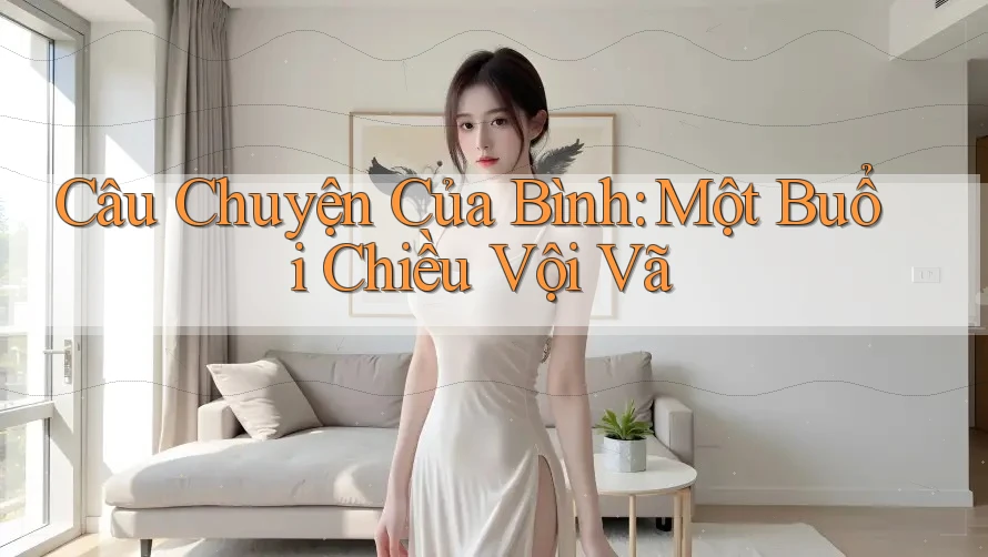 Câu Chuyện Của Bình: Một Buổi Chiều Vội Vã Câu Chuyện Của Bình: Một Buổi Chiều Vội Vã