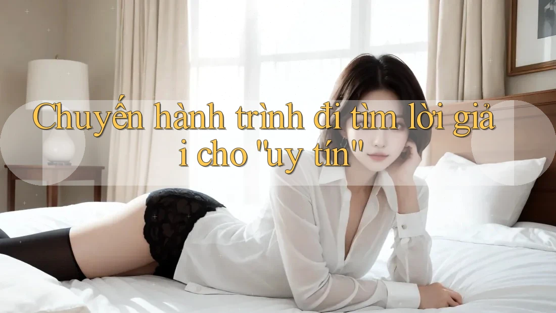 Chuyến hành trình đi tìm lời giải cho “uy tín” Chuyến hành trình đi tìm lời giải cho “uy tín”