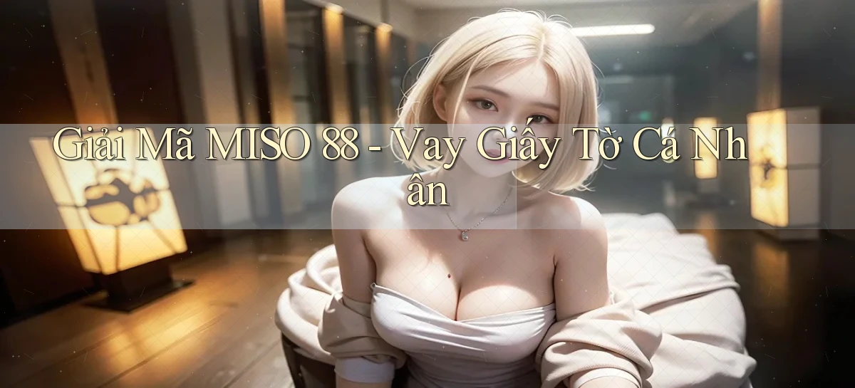 giải mã miso 88 vay giấy tờ cá nhân