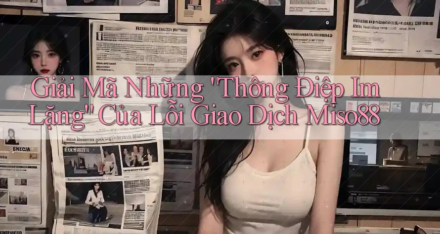 Giải Mã Những “Thông Điệp Im Lặng” Của Lỗi Giao Dịch Miso88 Giải Mã Những “Thông Điệp Im Lặng” Của Lỗi Giao Dịch Miso88