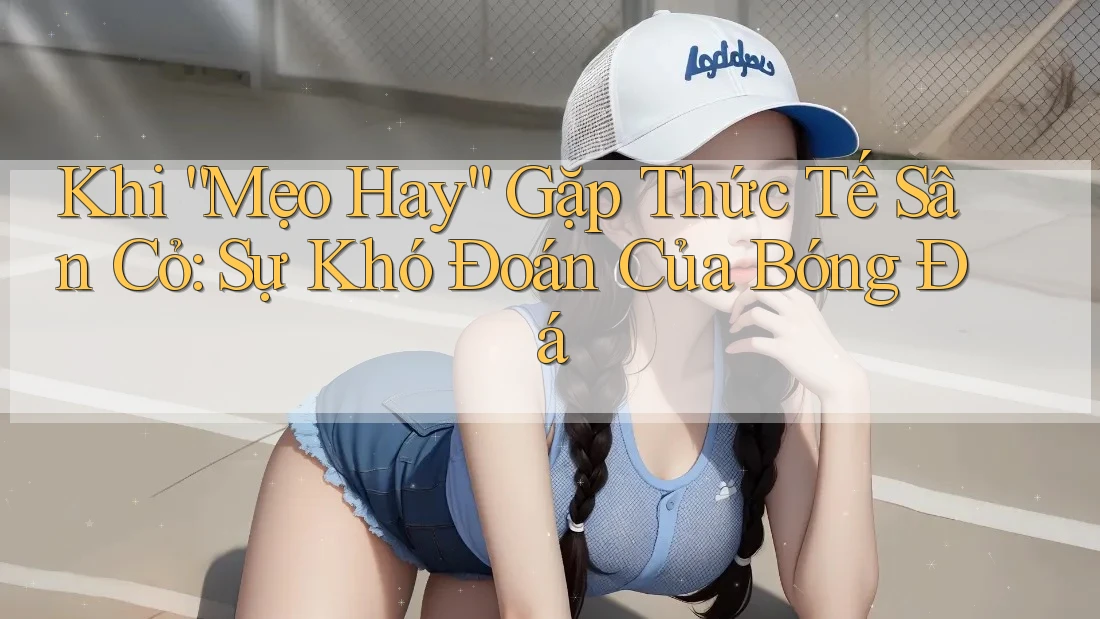 Khi “Mẹo Hay” Gặp Thức Tế Sân Cỏ: Sự Khó Đoán Của Bóng Đá Khi “Mẹo Hay” Gặp Thức Tế Sân Cỏ: Sự Khó Đoán Của Bóng Đá