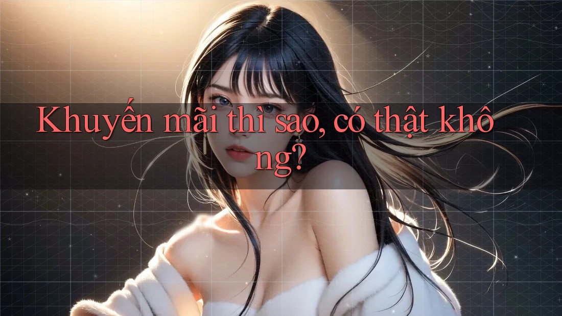 Khuyến mãi thì sao? Có thật không? Khuyến mãi thì sao? Có thật không?