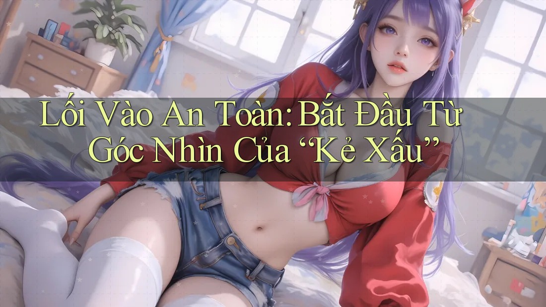Lối Vào An Toàn: Bắt Đầu Từ Góc Nhìn Của “Kẻ Xấu” Lối Vào An Toàn: Bắt Đầu Từ Góc Nhìn Của “Kẻ Xấu”