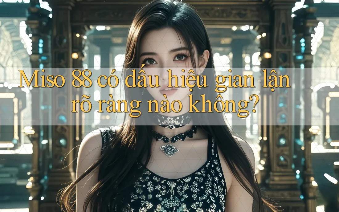 Miso 88 có dấu hiệu gian lận rõ ràng nào không? Miso 88 có dấu hiệu gian lận rõ ràng nào không?