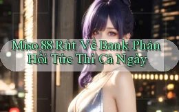 miso 88 rút về bank phản hồi tức thì cả ngày