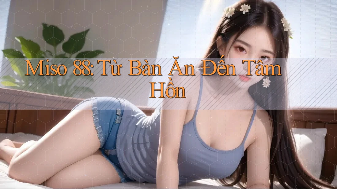 Miso 88: Từ Bàn Ăn Đến Tâm Hồn Miso 88: Từ Bàn Ăn Đến Tâm Hồn