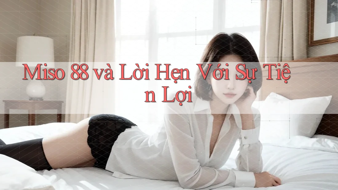 Miso 88 và Lời Hẹn Với Sự Tiện Lợi Miso 88 và Lời Hẹn Với Sự Tiện Lợi