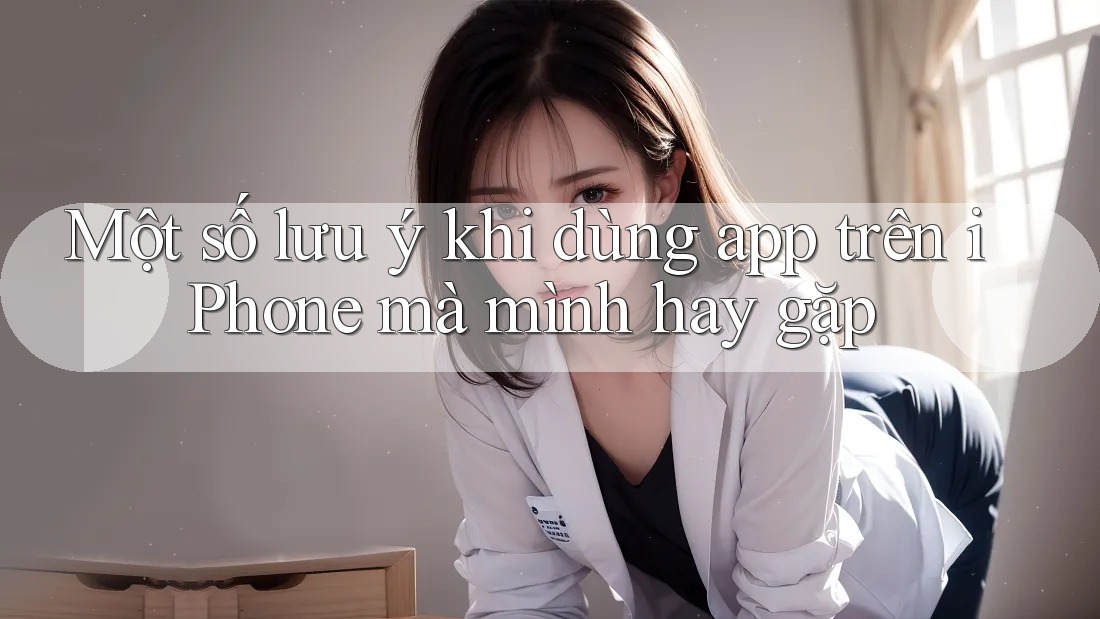 Một số lưu ý khi dùng app trên iPhone mà mình hay gặp Một số lưu ý khi dùng app trên iPhone mà mình hay gặp