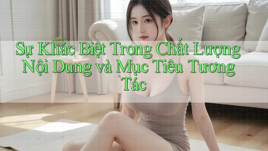Sự Khác Biệt Trong Chất Lượng Nội Dung và Mục Tiêu Tương Tác