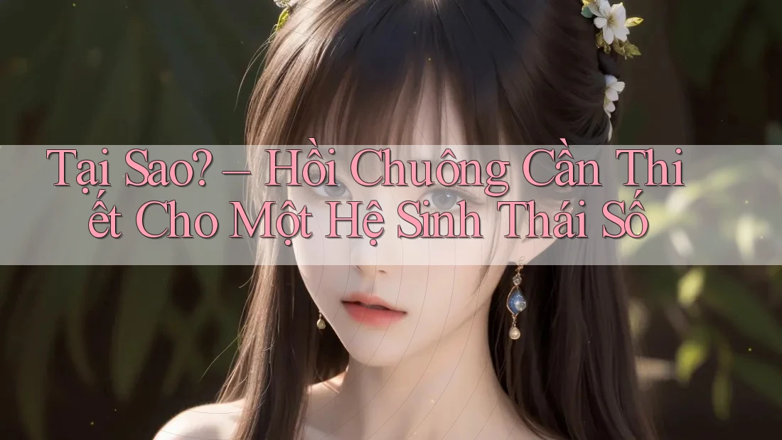 Tại Sao? – Hồi Chuông Cần Thiết Cho Một Hệ Sinh Thái Số