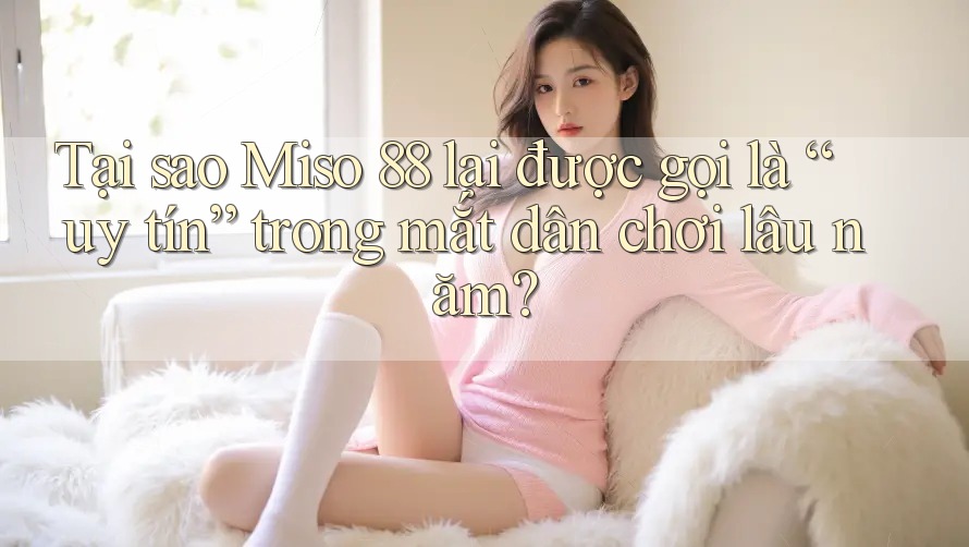 Tại sao Miso 88 lại được gọi là “uy tín” trong mắt dân chơi lâu năm? Tại sao Miso 88 lại được gọi là “uy tín” trong mắt dân chơi lâu năm?