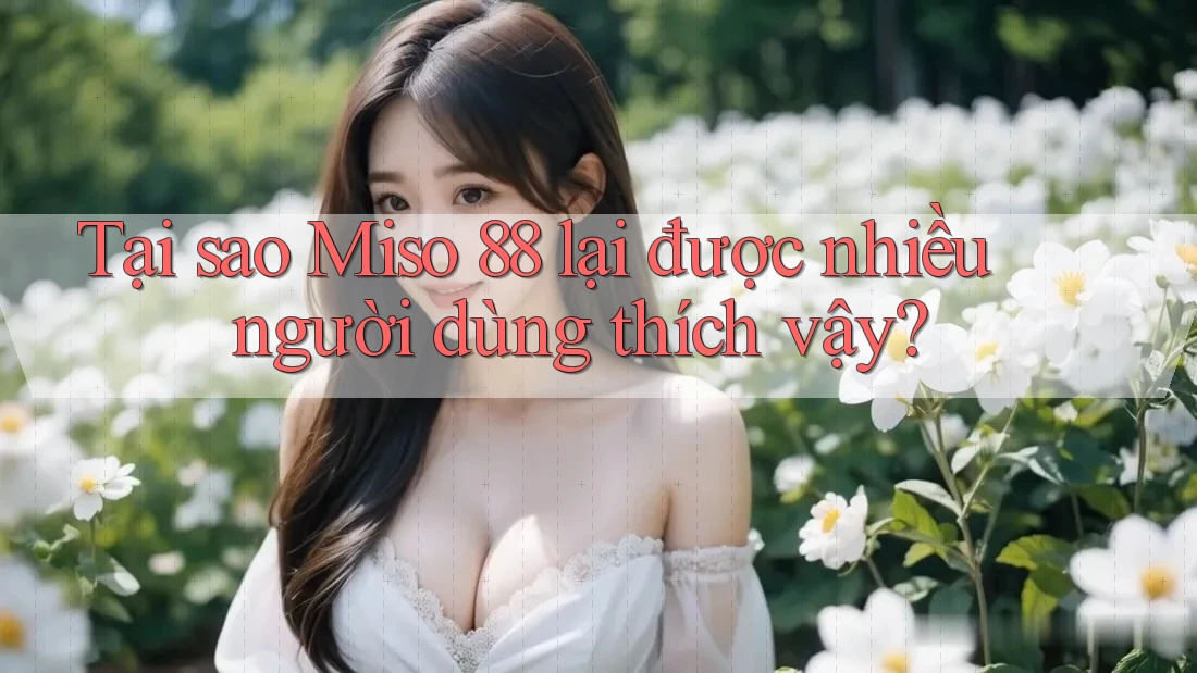 Tại sao Miso 88 lại được nhiều người dùng thích vậy? Tại sao Miso 88 lại được nhiều người dùng thích vậy?