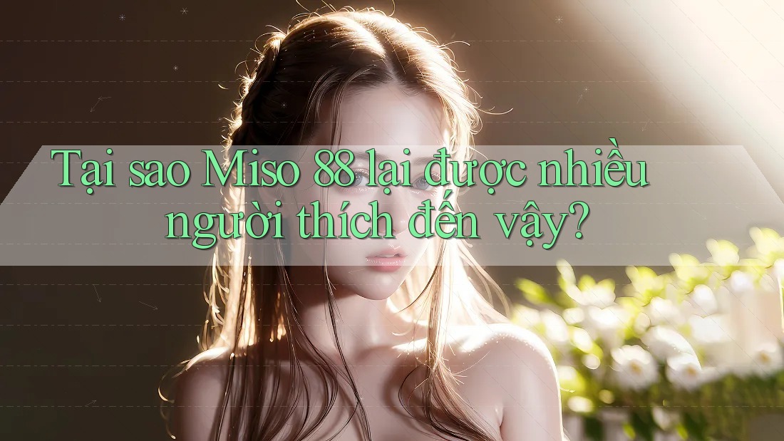 Tại sao Miso 88 lại được nhiều người thích đến vậy? Tại sao Miso 88 lại được nhiều người thích đến vậy?