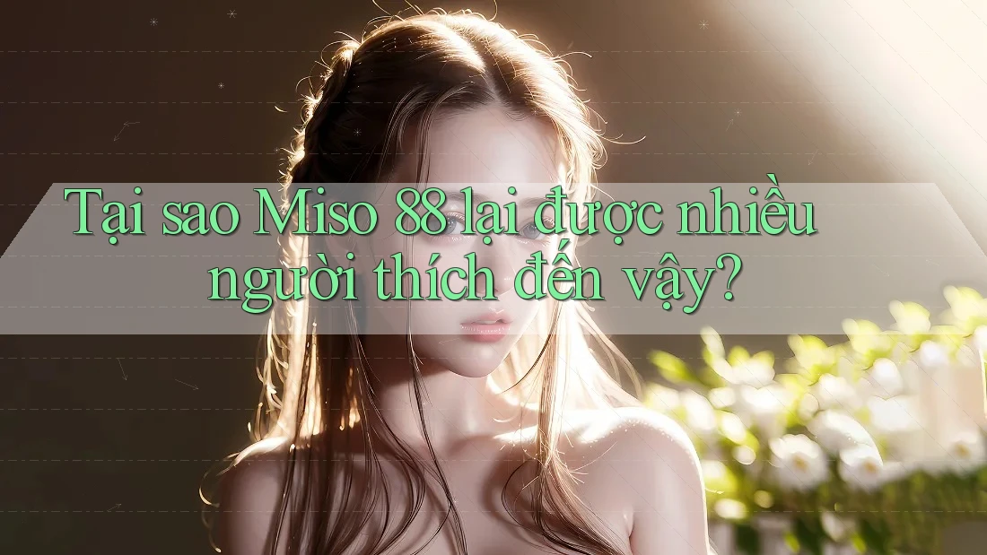 Tại sao Miso 88 lại được nhiều người thích đến vậy? Tại sao Miso 88 lại được nhiều người thích đến vậy?