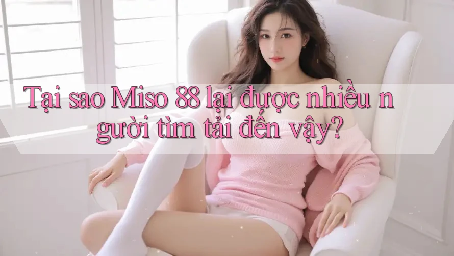 Tại sao Miso 88 lại được nhiều người tìm tải đến vậy? Tại sao Miso 88 lại được nhiều người tìm tải đến vậy?