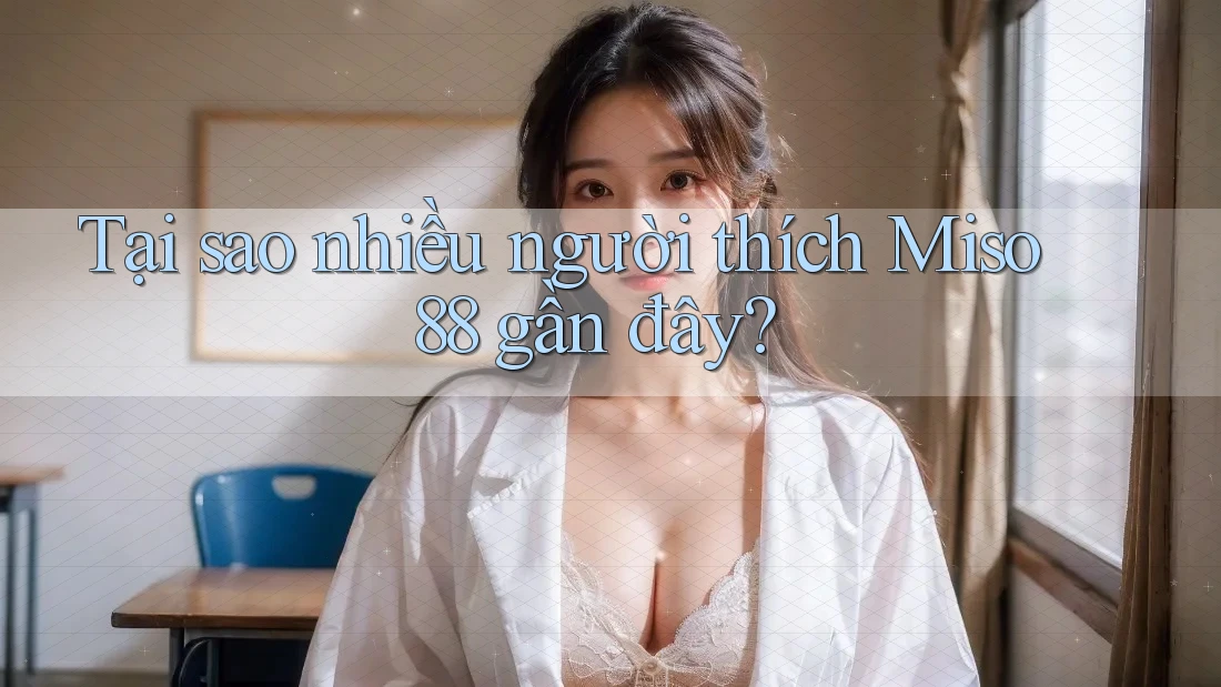 Tại sao nhiều người thích Miso 88 gần đây?