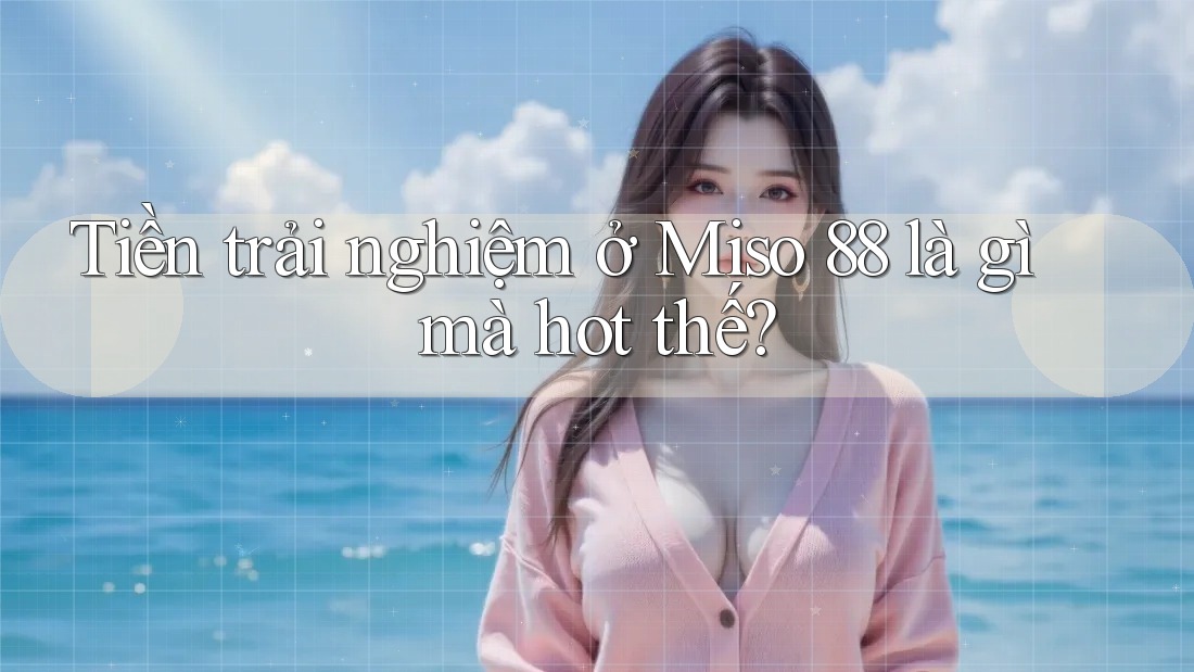 Tiền trải nghiệm ở Miso 88 là gì mà hot thế?