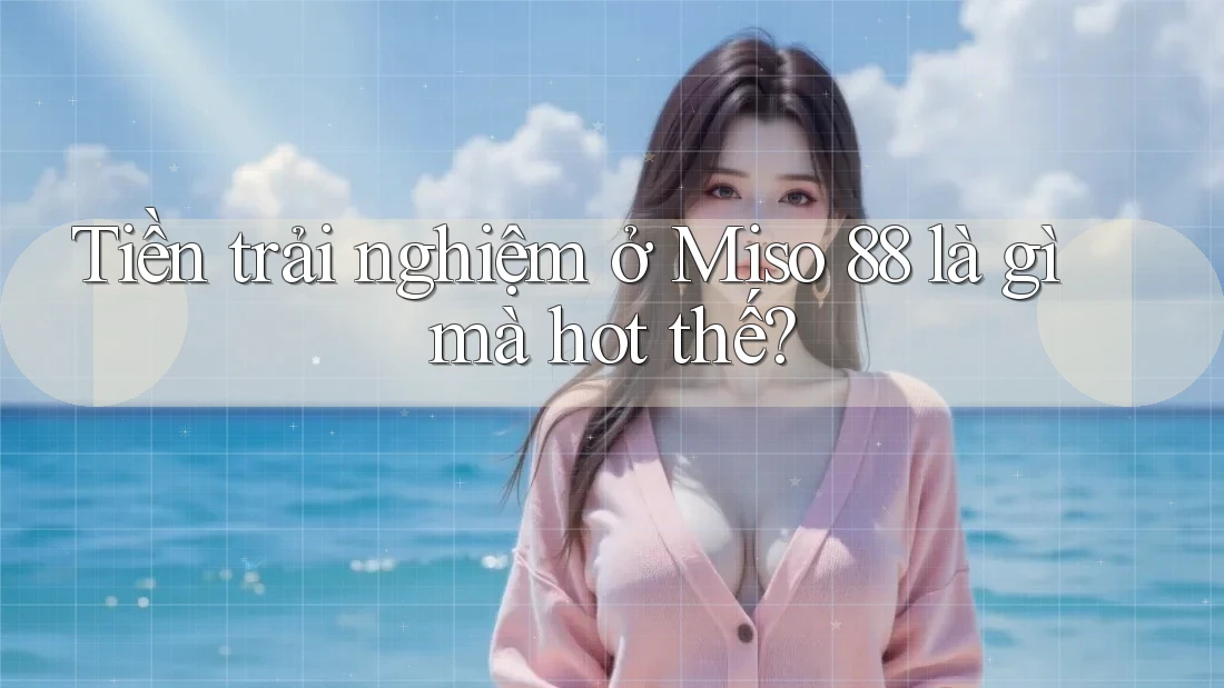 Tiền trải nghiệm ở Miso 88 là gì mà hot thế? Tiền trải nghiệm ở Miso 88 là gì mà hot thế?