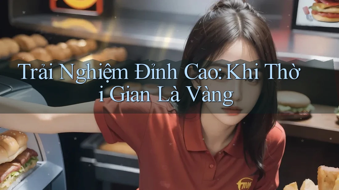Trải Nghiệm Đỉnh Cao: Khi Thời Gian Là Vàng Trải Nghiệm Đỉnh Cao: Khi Thời Gian Là Vàng